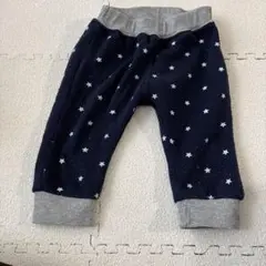 ネイビー星柄フリースパンツ