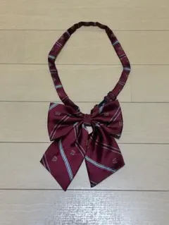 制服リボン レッドB スクールリボン 赤青 地雷系 コスプレ