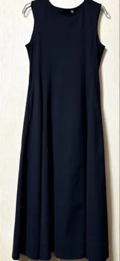 ユニクロ　ウルトラストレッチ　エアリズム　ワンピース　S 黒