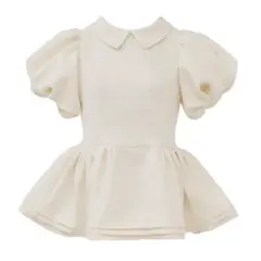 Treat Urself Daisy puff sleeve tweedtopsのサムネイル