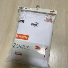 新品PUMAキッズ半袖肌着シャツ2枚セット140cm白