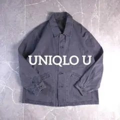 【美品】ユニクロユー オーバーサイズカラーデニムジャケット XXL グレー