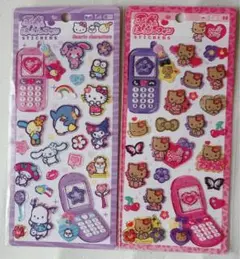 【新品未開封正規品】平成ハッピーフォン 日焼けキティとサンリオキャラクターズ