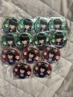 銀魂 3年Z組銀八先生 土方十四郎 お妙 缶バッジ