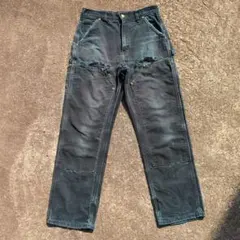 No.304　カーハート　ダブルニー　30×30 ボロ　雰囲気抜群　USA製