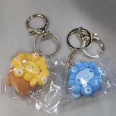 Y*u様 サンリオ　ミャクミャク立体マスコット推しカラーキーホルダー