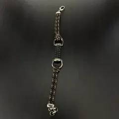 グッチ GG レザー ベルト ゴールド 金具 バックル ネイビー ヒステリア