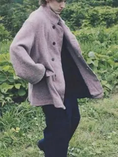 クリーニング済　OUTIL(ウティ)MANTEAU LOULLE ウールコート クリーニング済 OUTIL(ウティ)MANTEAU LOULLE ウールコート - メルカリ