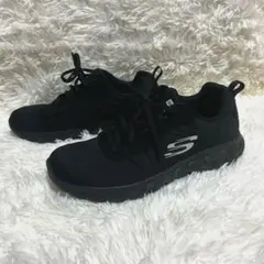 ★良品★SKECHERS★LITE-WEIGHT★25cmブラック スニーカー