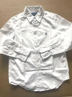 Ralph Lauren ホワイト長袖シャツ 8才用