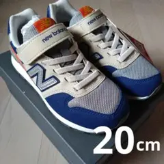 サイズ 20cm new balance スニーカー ネイビー/ベージュ