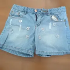ZARAGirls　デニム　ショートパンツ　128サイズ