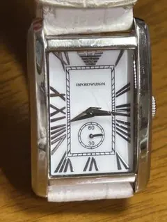 EMPORIO ARMANI アナログ腕時計 ホワイト エンポリオアルマーニ97