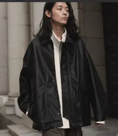 ARTIFICIAL GRAIN MILITARY BLOUSON