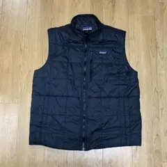90s moon stone ナイロンベスト パフボール 90s L.L.Bean パフボール タイプ ハーフジップ 中綿入り ナイロン