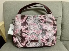 美品✨HANAE MORI ショルダーバッグ レース ビジュー キルティング 