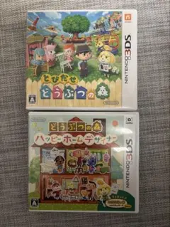 2本 とびだせ どうぶつの森 ハッピーホームデザイナー Nintendo 3DS