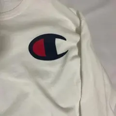 Champion 長袖カットソー ホワイト ロゴプリントのサムネイル