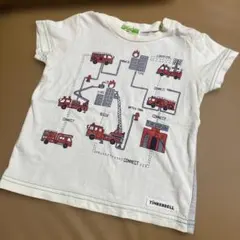 消防車デザイン Tシャツ 80のサムネイル