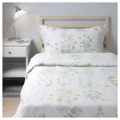 未開封IKEA ストランドクリパ 掛け布団カバー＆枕カバー シングル