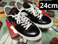 ま*ー様 ONESTAR ブラック/レッド スニーカー 日本製