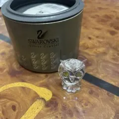 美品❗️スワロフスキー☆フクロウ♪