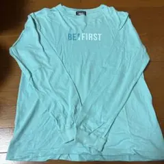 BE:FIRST ミントグリーン 長袖Tシャツ