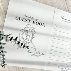 ゲストブック 芳名帳 ウェディング wedding 結婚式 受付