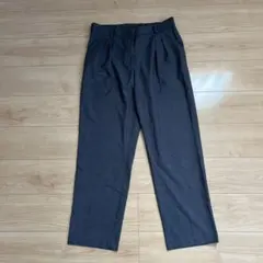 エイチアンドエム H＆M タックパンツ グレー スラックス パンツ ビジネス