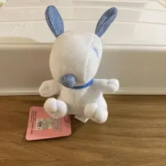 スヌーピー SNOOPY PEANUTS ぬいぐるみ 水色