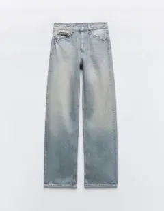 ZARA ジーンズ ハイウエスト、レギュラー丈。サイズ38