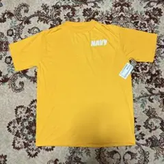 デッドストック　米軍実物 US NAVY PT Tシャツ XL リフレクター 黄のサムネイル