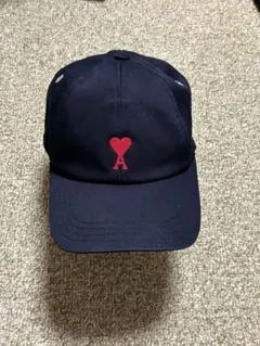 AMI PARIS ベースボールキャップ ブラック収納袋付き - メルカリ