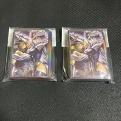 スリーブ　ホロ加工　遊戯王　百枚　サイレントマジシャン　ブラックマジシャンガール