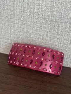 acca アッカ リボン バレッタ ピンク ラインストーン - メルカリ