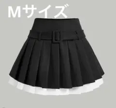 SHEIN ツートーンプリーツスカート M
