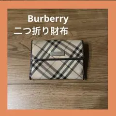 Burberry チェック柄 二つ折り財布