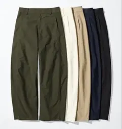 新品ユニクロ　ジャージーバレルレッグパンツ　Sサイズ