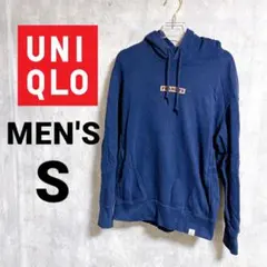 [UNIQLO] ユニクロ 長袖 パーカー スヌーピー カジュアル ネイビー