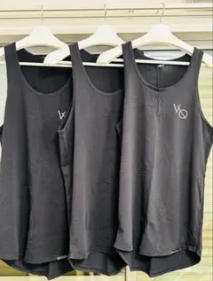 VANQUISH FITNESS ブラックタンクトップ M 3枚セット