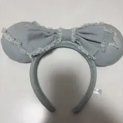ディズニー ミニーマウス　カチューシャ ジーンズ　ダメージデニム