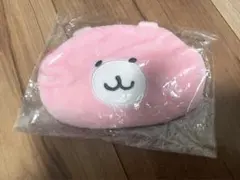 新品　ちいかわ おかおポーチ くまさんポシェット　ピンク