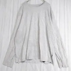 リー 長袖 カットソー 無地 シンプル Ｌ グレー メンズ Tシャツ Leeのサムネイル