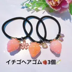 코론토 스트로베리 헤어 엘라스틱, 3팩