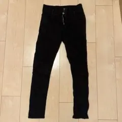 ブラック スキニーパンツ ハイウエスト
