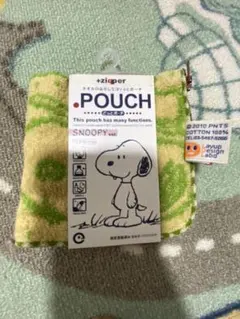 スヌーピー　peanuts チャーリーブラウン　ハンカチ POUCH