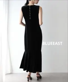 BLUEEAST マーメイドドレス ブラック 結婚式 オケージョン S 二次会