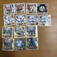 当時物 アマダ ポケモンシール ポケモンシール烈伝14枚セット