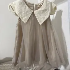 襟付き　チュールワンピース　80cm
