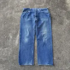 80s Levi's 501 濃紺 ボタン裏520 ナイロンフットボタン W38